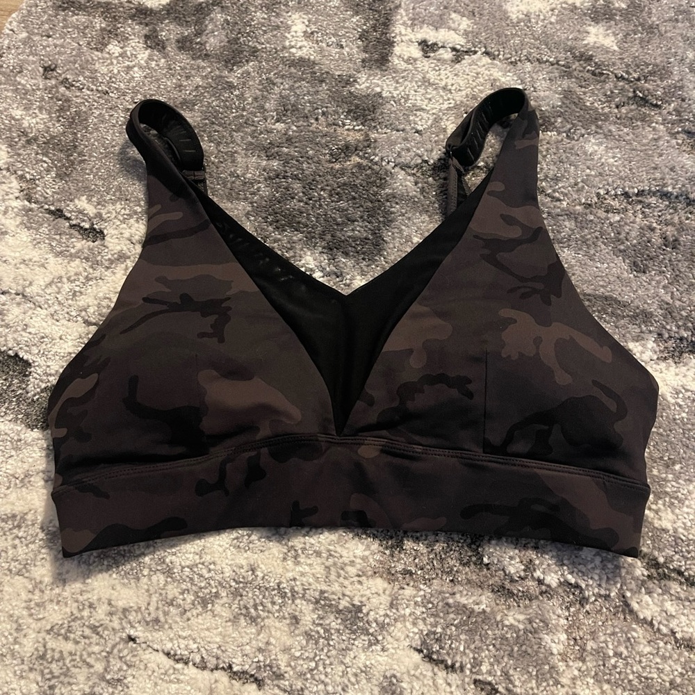 Forest camo adjustable mesh bra